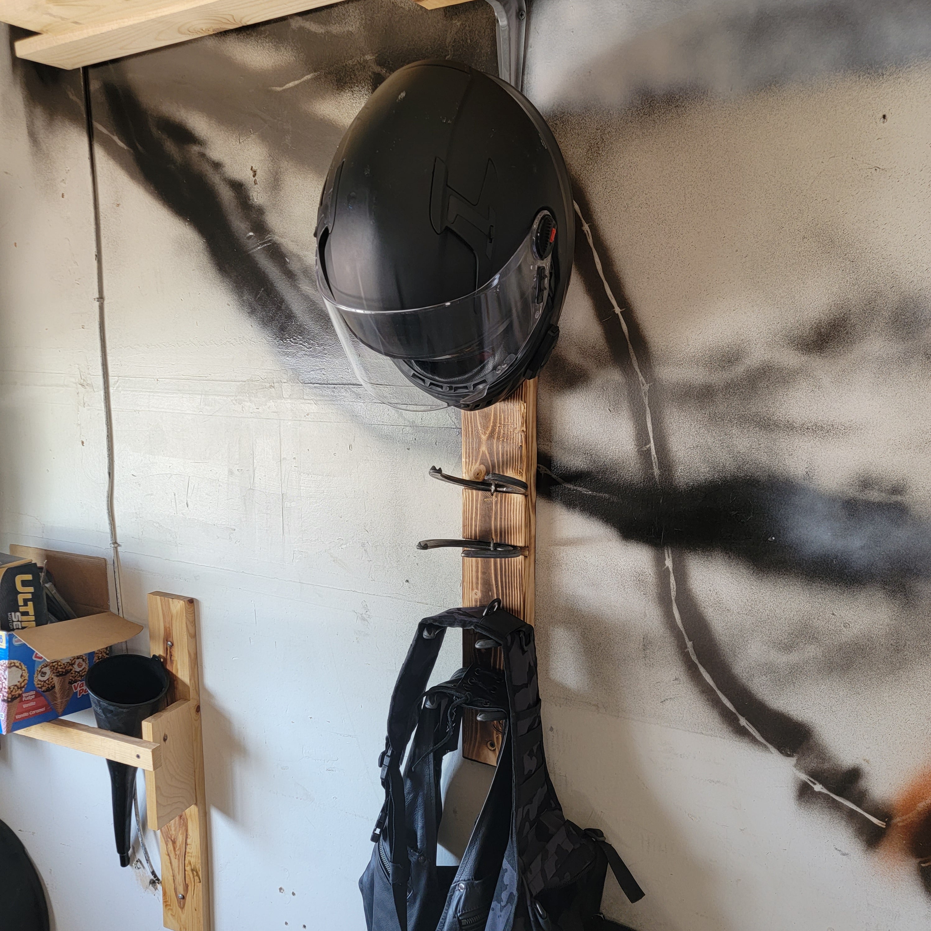 Diy helmet wall discount mount