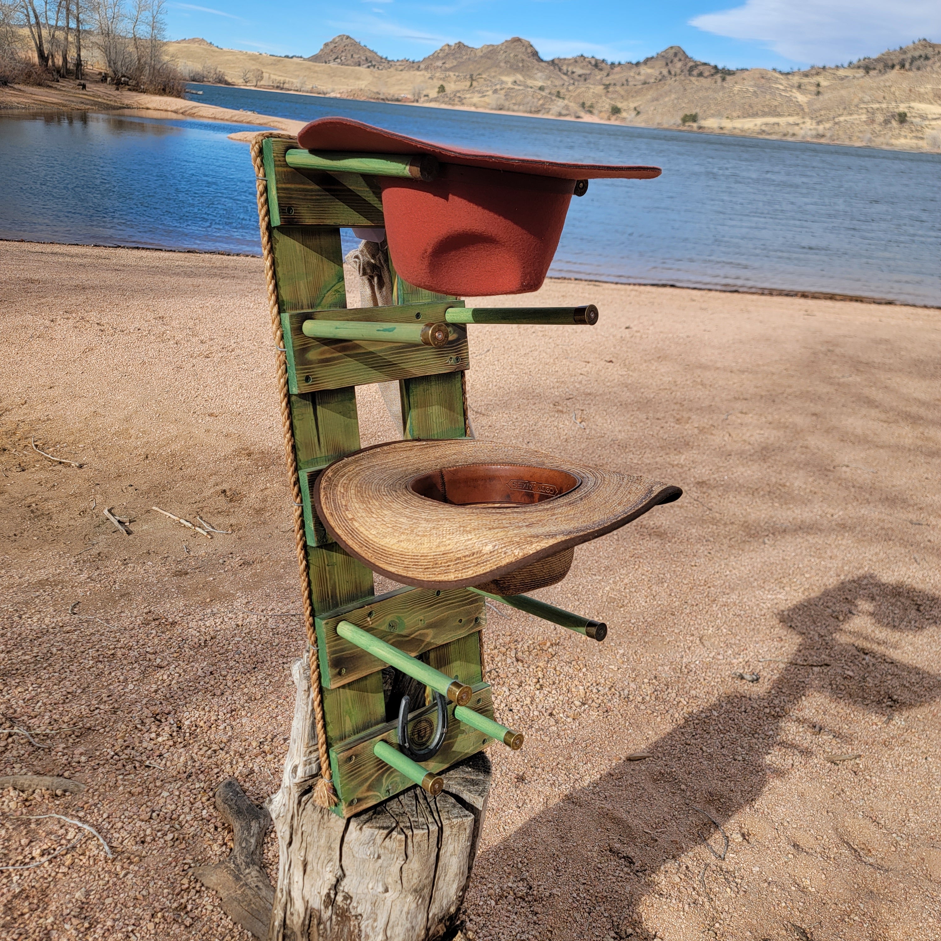 How to build best sale a cowboy hat rack