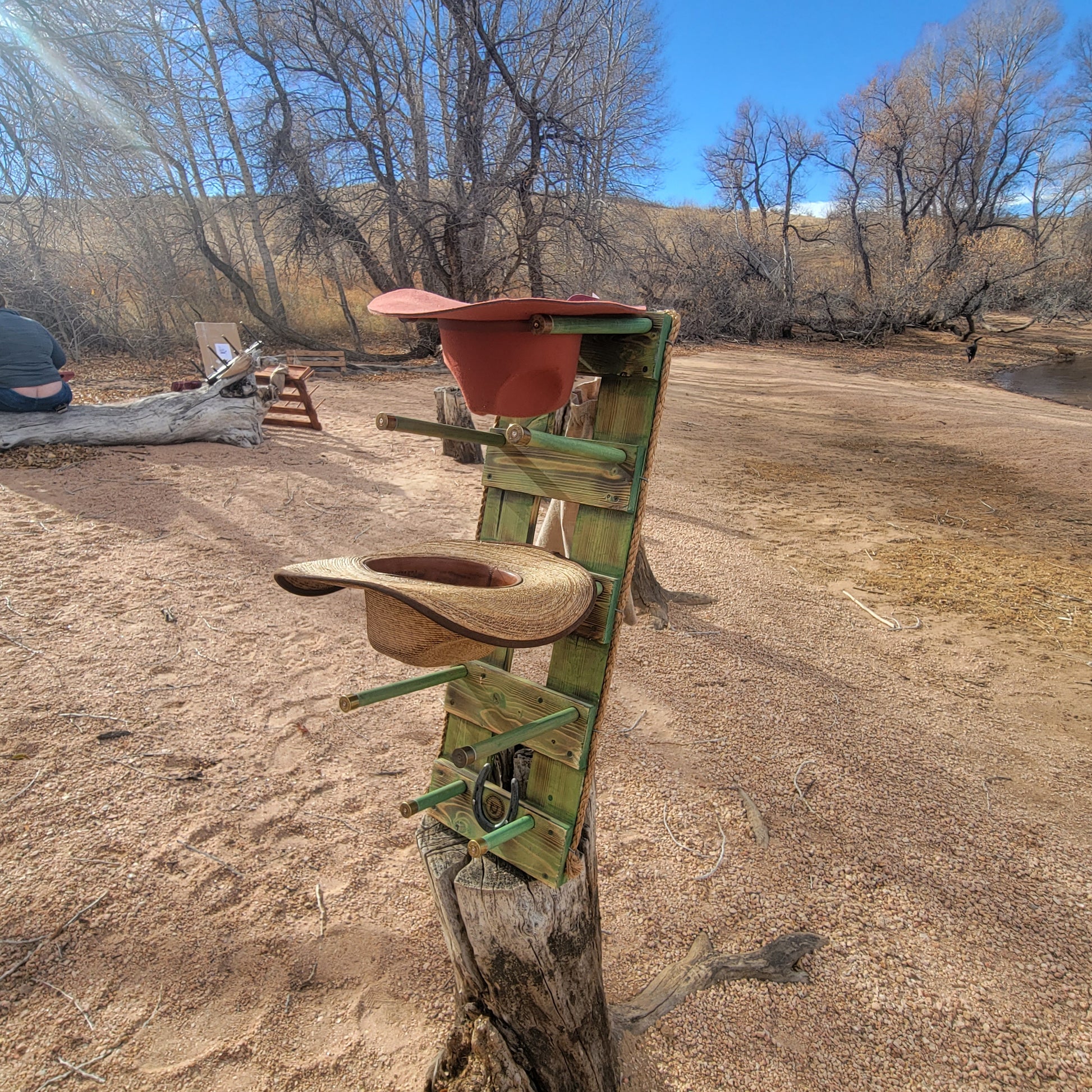 Countryside Vertical Hat Hook Rack, Handmade in the USA