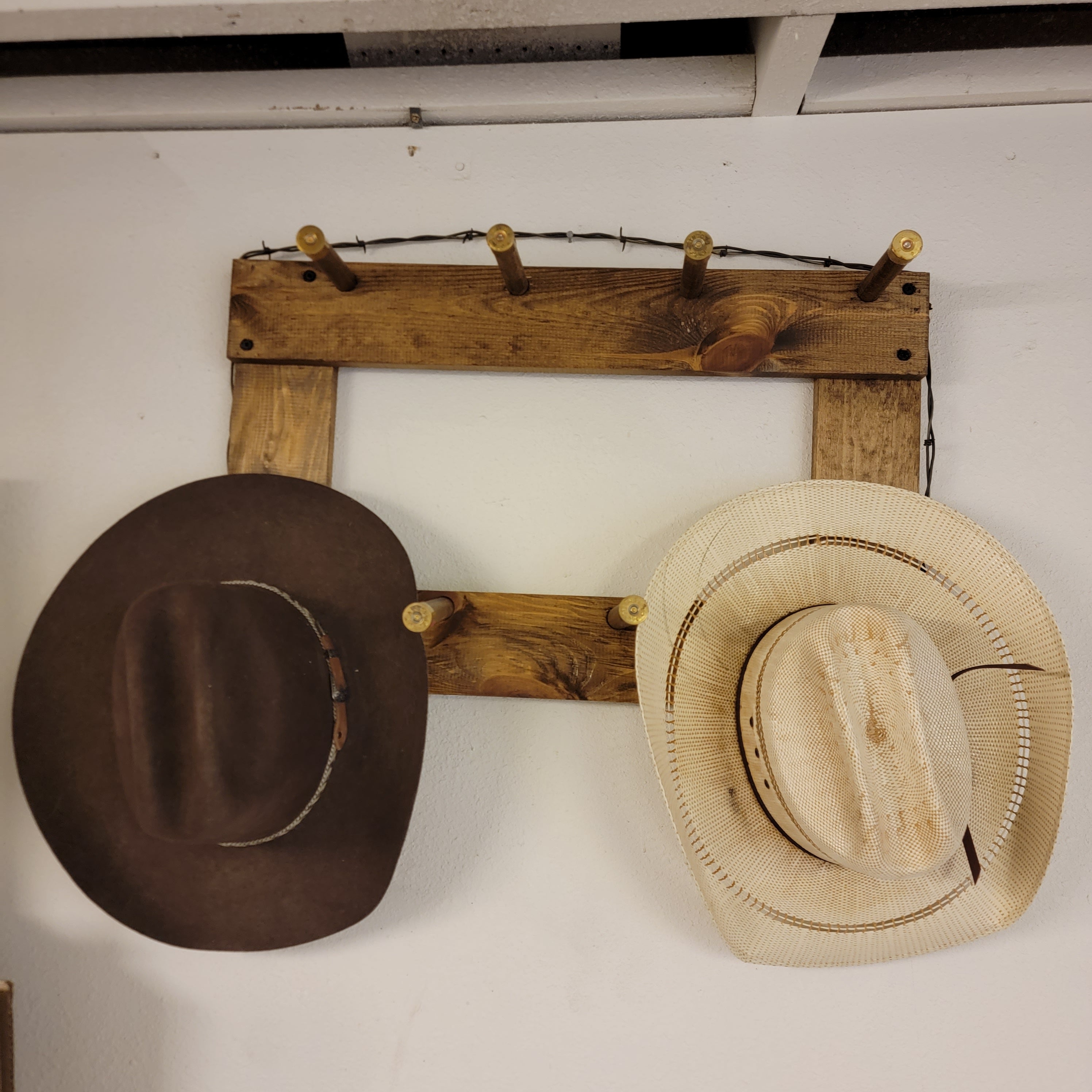 Homemade cowboy hat online rack