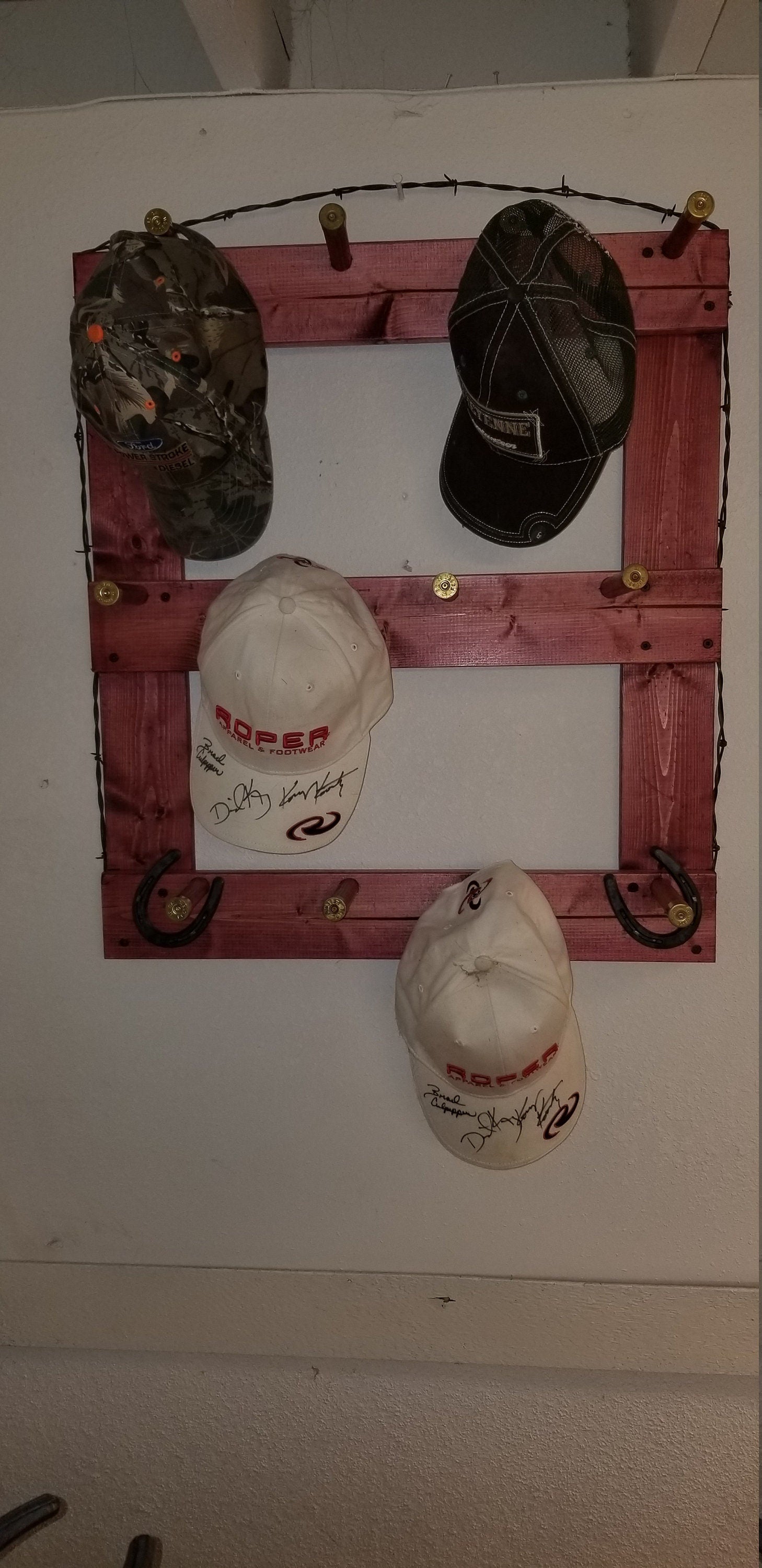 Baseball cap display discount ideas